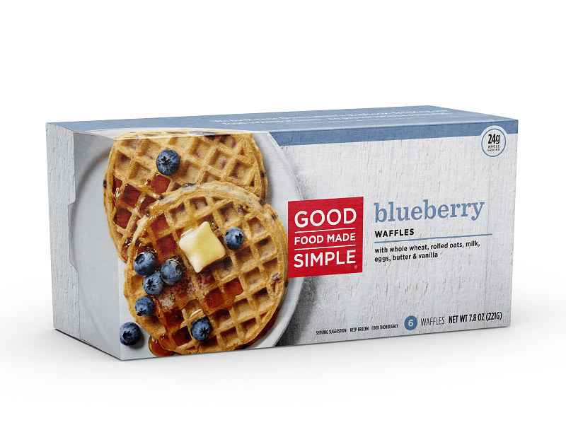 Delicious frozen blueberry waffles good food made simple