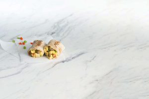 Turkey sausage breakfast burrito