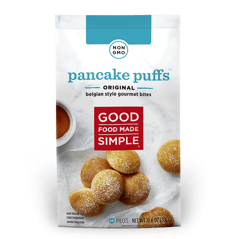 Airy belgian style pancake puffs good food made simple