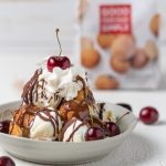 Pancake Puff Ice Cream Sundae Bowls