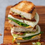 Egg White Patty & Bacon Breakfast Sandwiches
