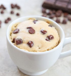 chocolate chip mug cake