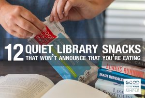 Quiet Library Snacks