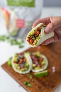 Low Carb Egg White Patty Breakfast Tacos