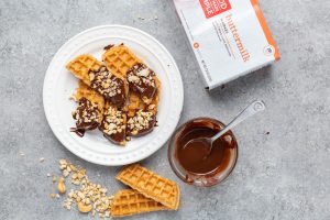 Dark Chocolate Waffle Dippers