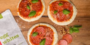 Keto Egg White Patty Pizzas