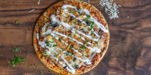 Chicken Black Bean Bowl Pizza