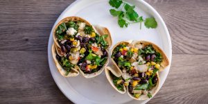 Southwestern Veggie Scramble Breakfast Taco Bowls