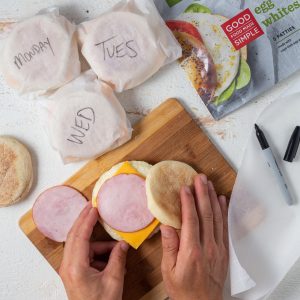 Make Ahead Egg White Patty Freezer Sandwiches