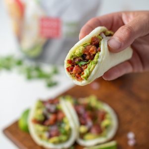 Low Carb Egg White Patty Breakfast Tacos