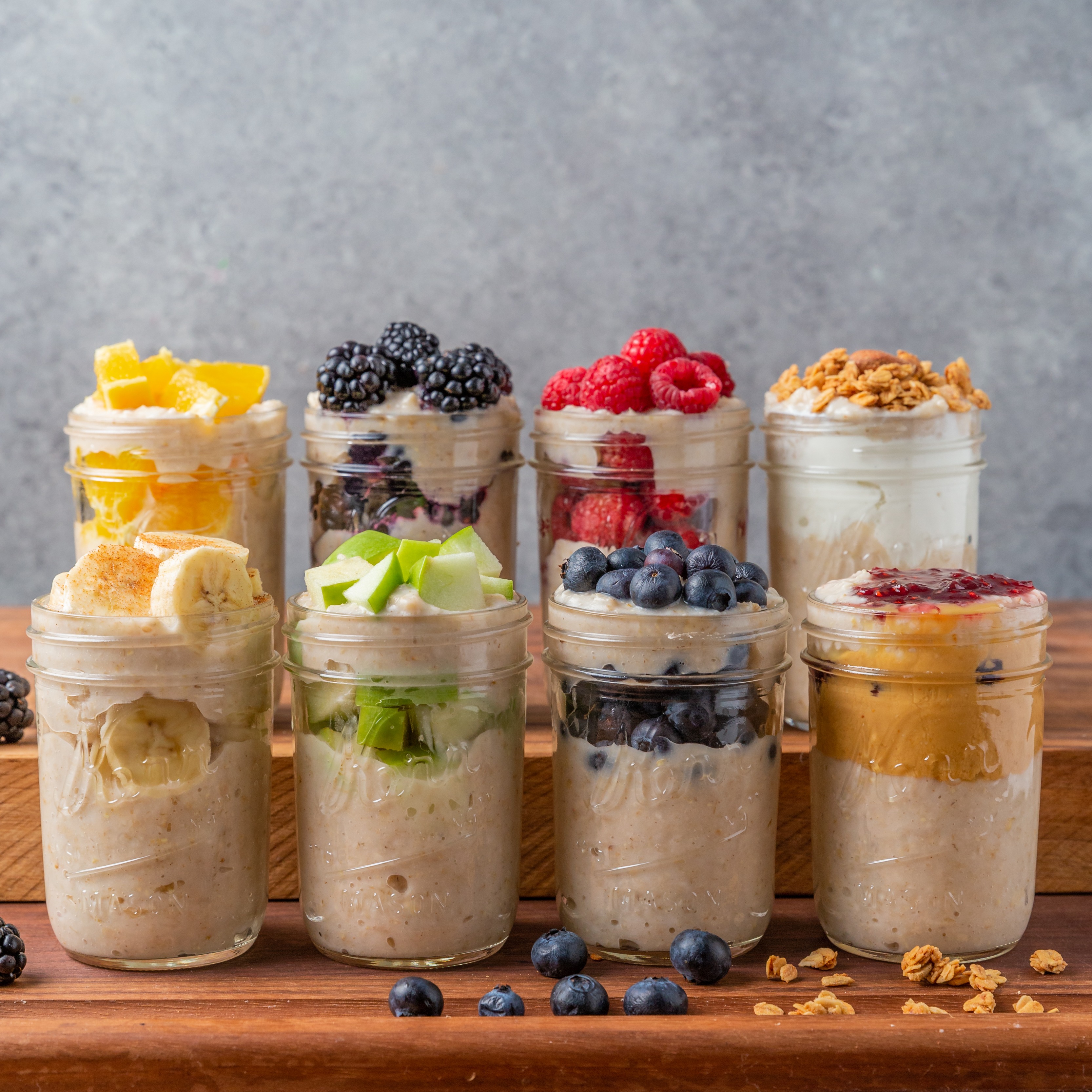 Instant Oatmeal Jars - Easy Breakfast Meal Prep