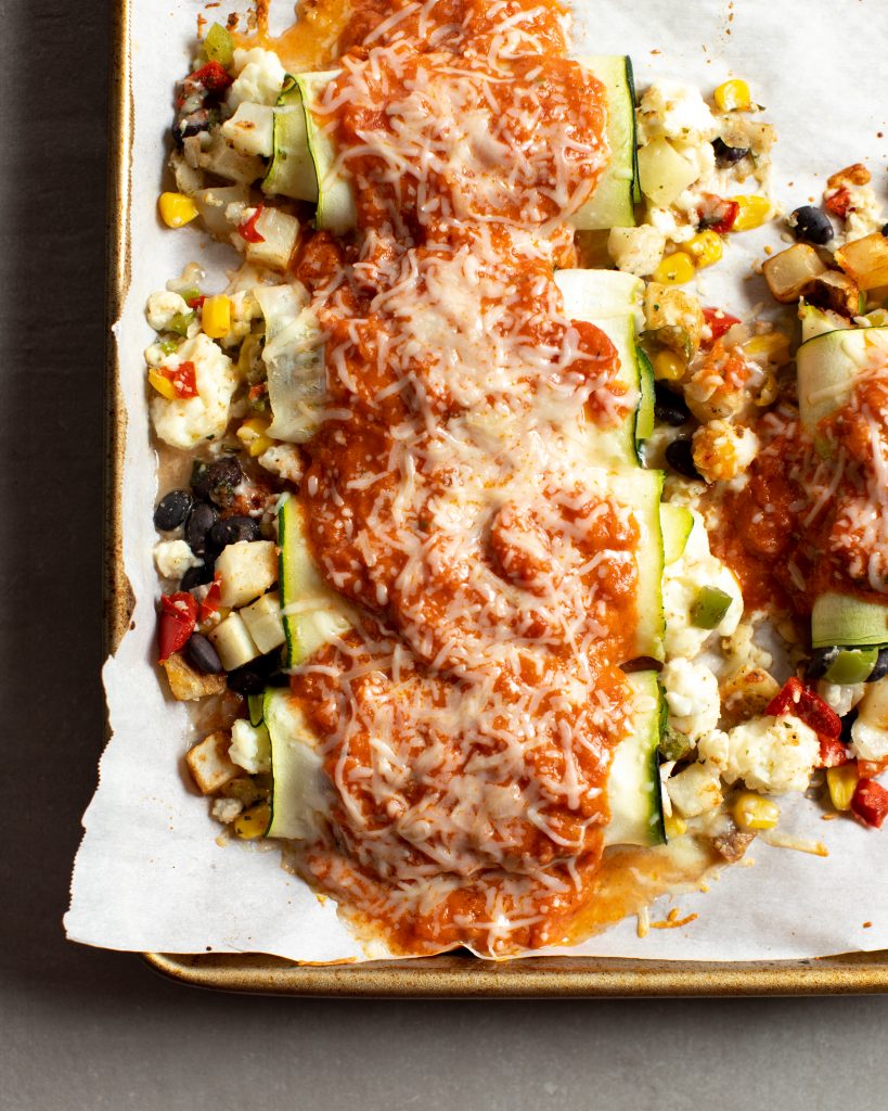 Southwestern Zucchini Enchiladas 