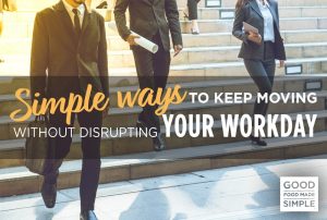 business people walking down steps