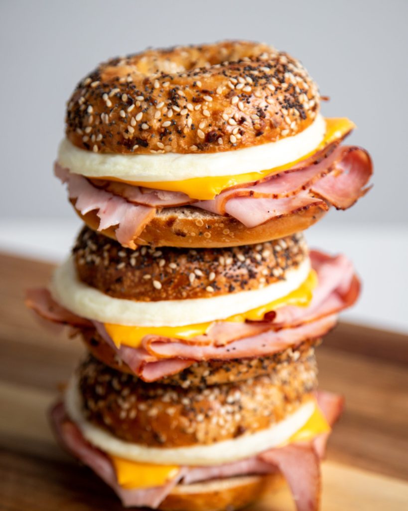 Deli-Style Egg White Patty Breakfast Sandwiches 