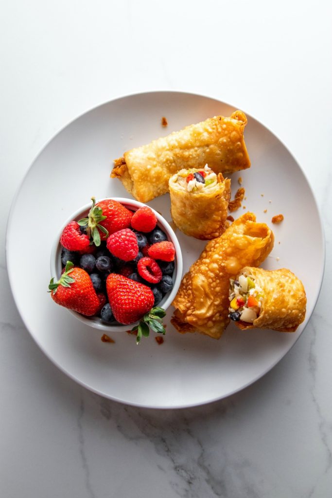 Air Fryer Southwestern Veggie Egg Rolls 