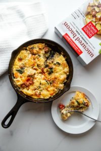 Bacon Scramble and Veggie Frittata