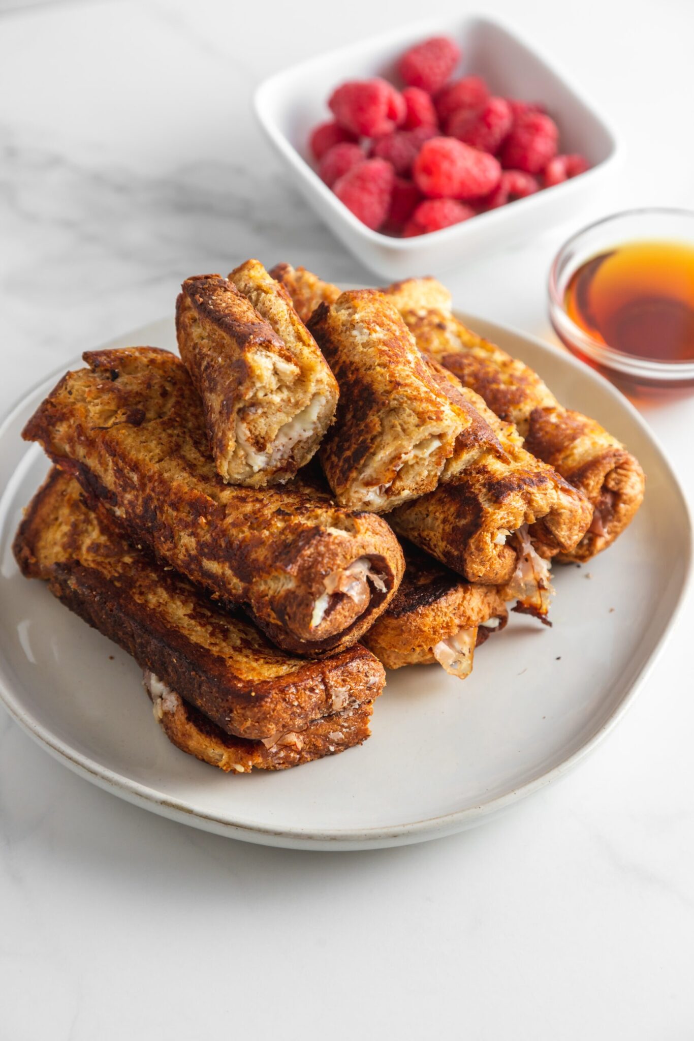 Ham and Cheese French Toast Roll Ups Good Food Made Simple